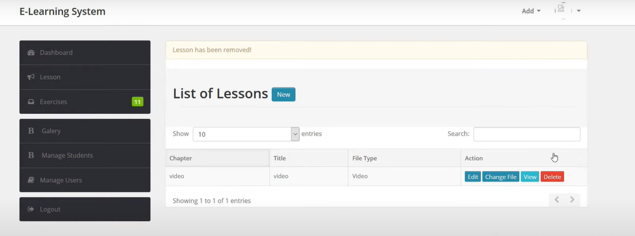 e-Learning Website